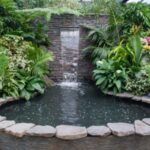 stainless steel spout wall fountain into basin 150x150