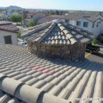concrete tiles with castle top 150x150