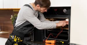 Contractor doing maintenance on home.