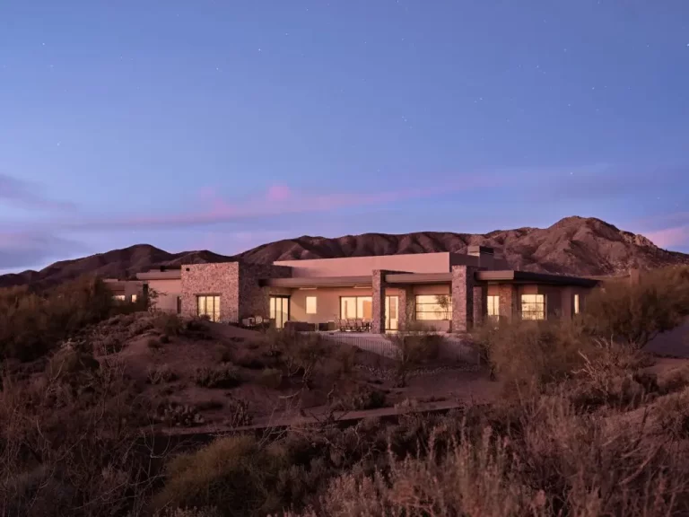 large custom estate in mountains dusk 1 768x576