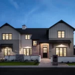 stunning farmhouse two story custom residence 150x150